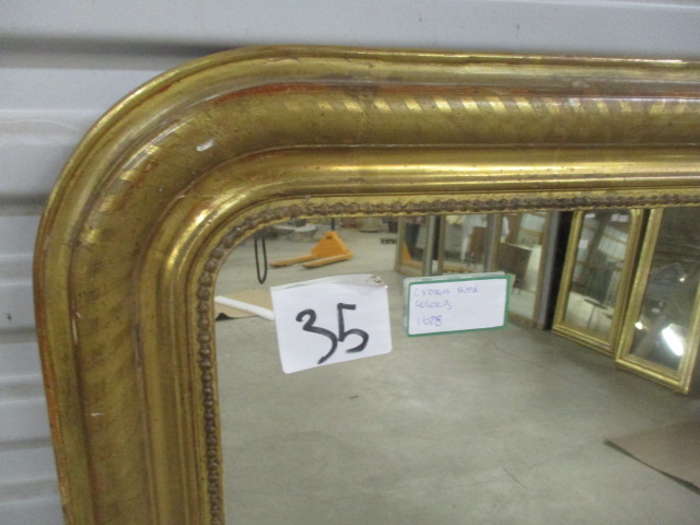 Silver and Gold Louis Philippe Mirror - RF Architectural & Garden