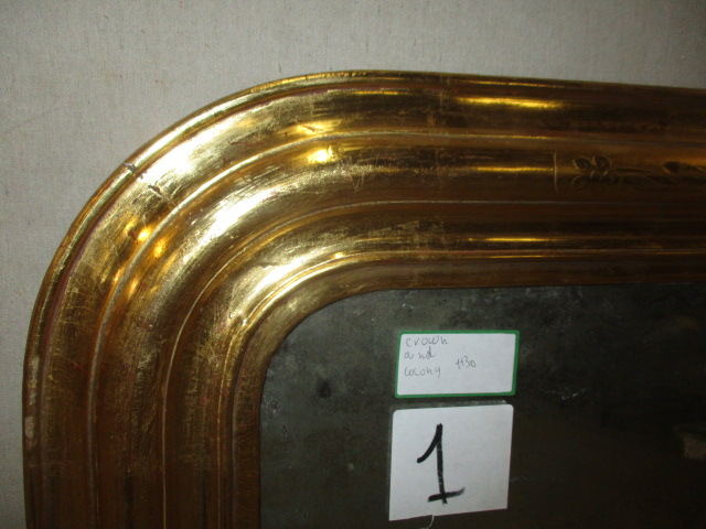 Gold Louis Philippe mirror - RF Architectural & Garden Antiques